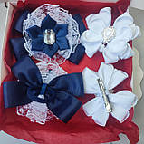 Шкільні бантики школьний бант білі бантики школа школьная шкільна, фото 2