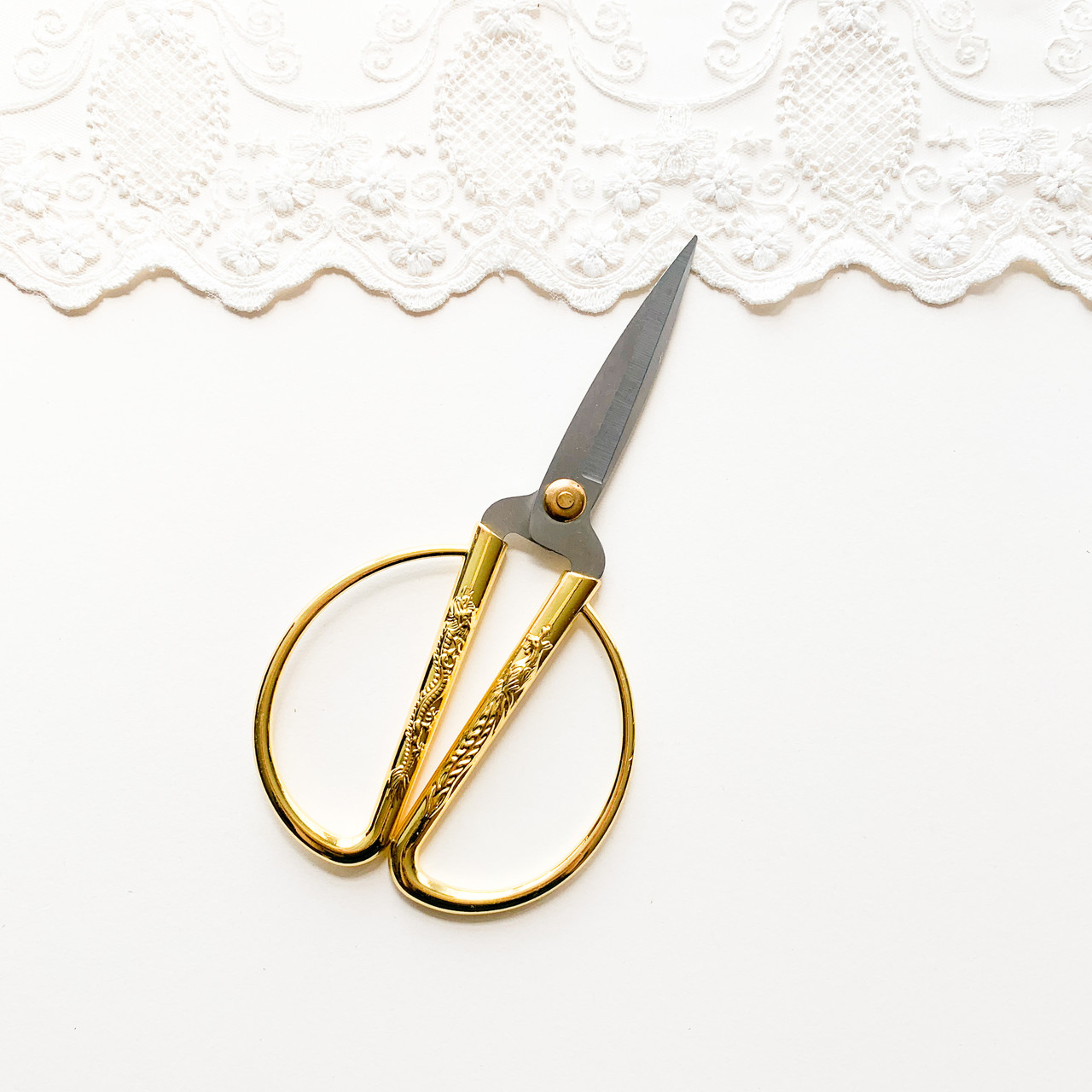 Ножиці для рукоділля "Золотий дракон" 16.5*9 см Золото, фото 1