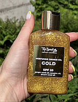 Суха парфумована олія для засмаги та сяйва шкіри з фактором захисту Top Beauty SPF 20 Gold