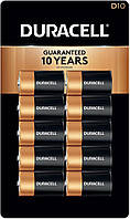 Лужні батарейки Duracell D (LR20) MN1300 10 шт