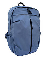 Городской рюкзак для ноутбука до 15,6" дюймов Feisha 9399-G, серо-голубой