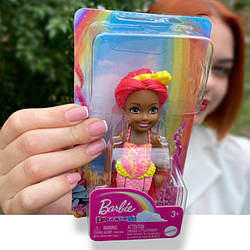 Лялька Barbie Dreamtopia Русалочка Челсі та друзі темно-рожеве волосся GJJ87