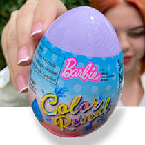 Кольорове перевтілення вихованці Барбі у великодньому яйці Barbie Color Reveal Pet Set In Easter Egg Case GVK58