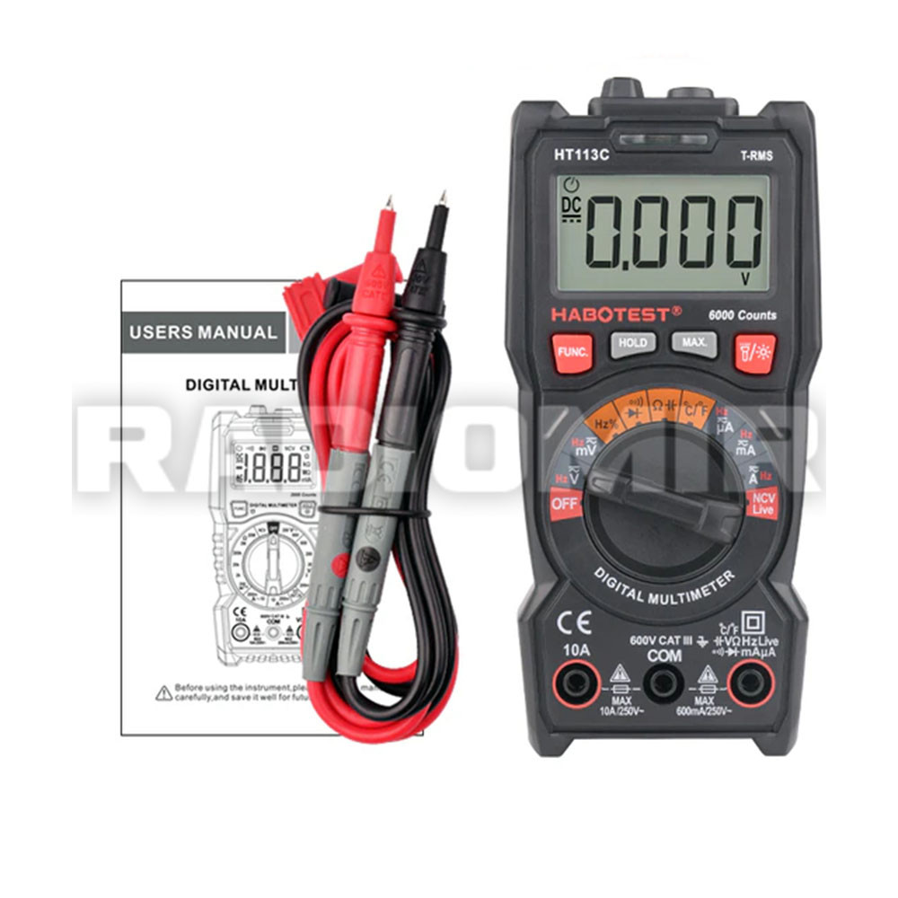 Цифровой мультиметр HABOTEST HT113C (ID#1881429454), цена: 880 ...