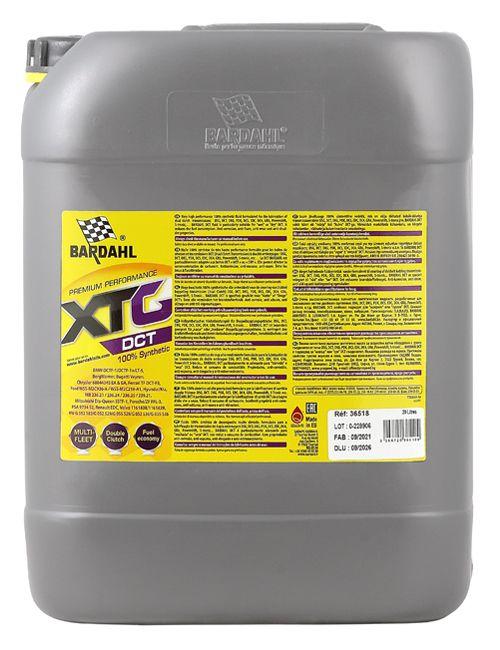 Трансмісійна олива BARDAHL XTG DCT 20 л. 36518