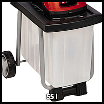 Якісний садовий подрібнювач (шредер) Einhell GC-KS 2540 CB : 2000 Вт, 3800 об/хв, макс гілки 40 мм, фото 5