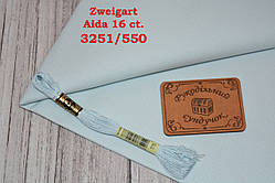Zweigart Stern-Aida 16 ct. 3251/550 Ice Blue (Блакитний лід) 50*55 см