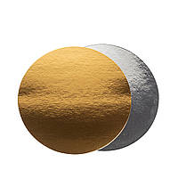 Підкладка Ø26 см під торт (золото/срібло)