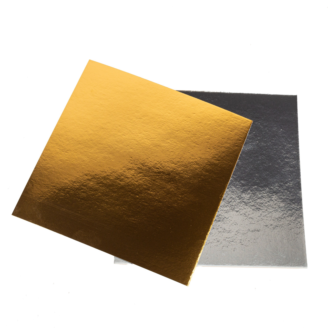 Підкладка 40х40 см під торт (золото/срібло), фото 1