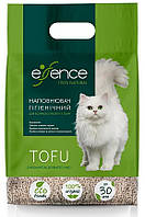 Наполнитель туалета для кошек тофу с ароматом зеленого чая Essence Tofu 6 л (гранулы 1,5 мм)