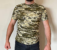 Мужская тактическая летняя футболка пиксель ММ-14, футболка пиксель, XXXL
