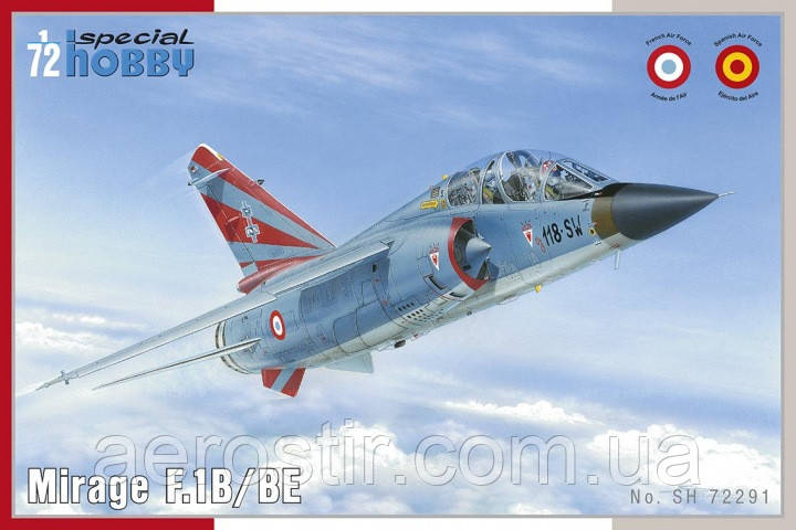 Винищувач Mirage F.1B/BE 1/72 Special Hobby 72291