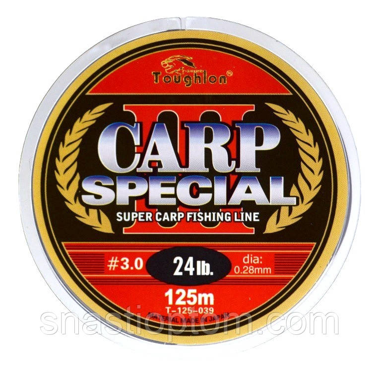 Рибальська волосінь, Toughlon Carp Special, 125м, перетин 0.28мм