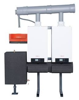 Каскадна установка 2 х Viessmann Vitodens 200-W B2HAN62 80кВт