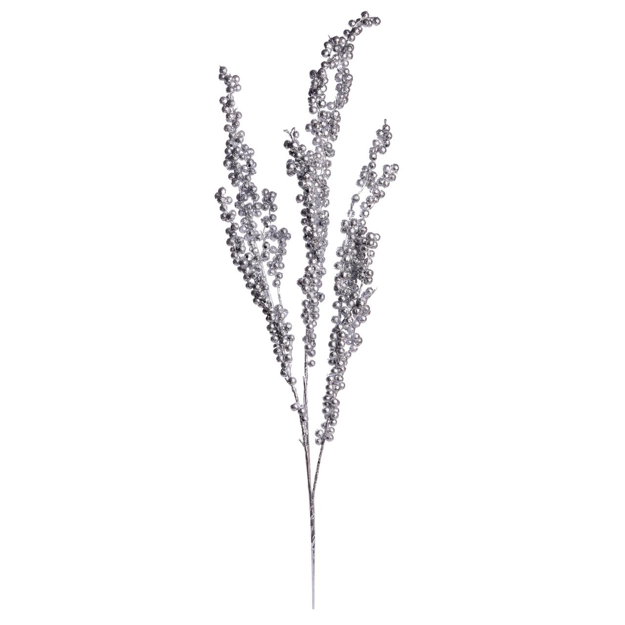 Гілка декоративна Yes! Fun, 78см, срібло