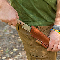 Туристичний Ніж з Нержавіючої Сталі з ножнами ADVENTURER CSHF BPS Knives, фото 3