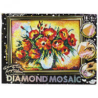 Алмазная живопись "DIAMOND MOSAIC. Маки"