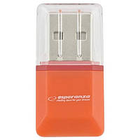 Card Reader Esperanza Mini EA134 Orange