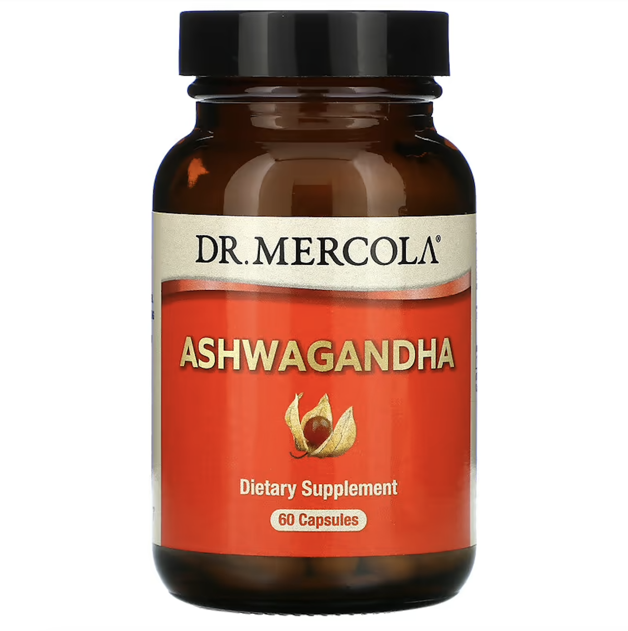 Dr. Mercola, ашваганда, 60 капсул