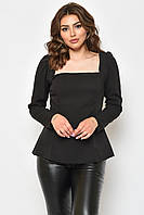 Блуза женская черного цвета размер 46 158544M