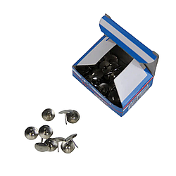 Кнопки гвоздик нікельовані  50 шт