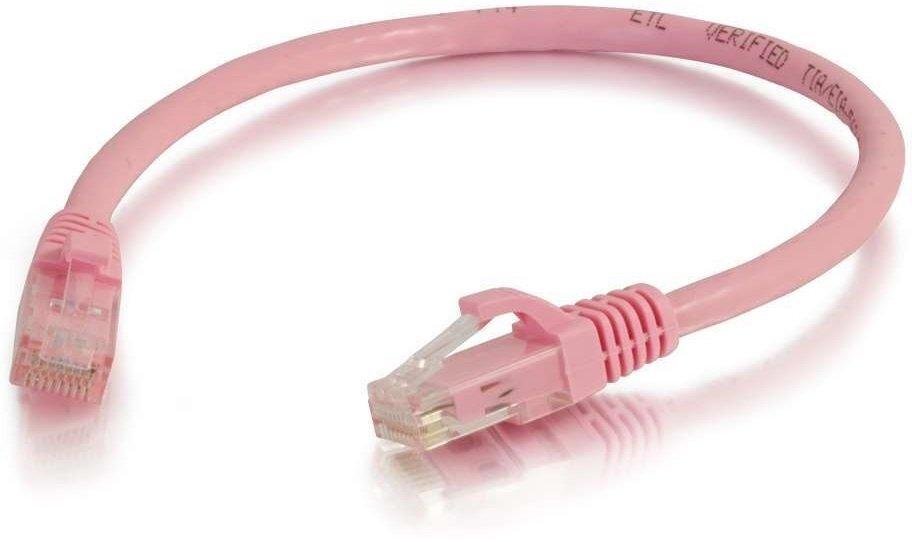 Патчкорд Fast Ethernet C2G CG83587 Cat6 0.5 м Рожевий