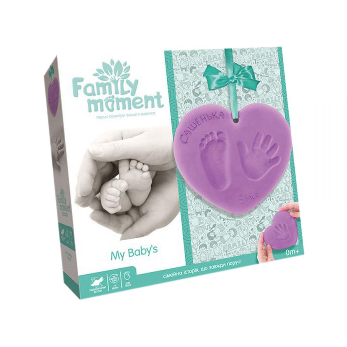 Набор для отпечатка ручки и ножки "Family Moment", FMM-01-01U (укр) - фото 1 - id-p1886053905