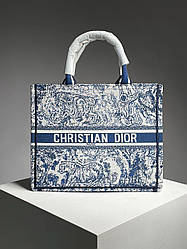 Жіноча сумка Крістіан Діор сіра Christian Dior Tote Blue