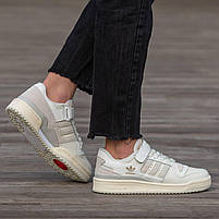 Класні жіночі кроссівки Adidas Forum 84 Low. Круті кросси для дівчат Адідас Форум з липучкою., фото 5