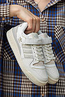 Класні жіночі кроссівки Adidas Forum 84 Low. Круті кросси для дівчат Адідас Форум з липучкою., фото 6