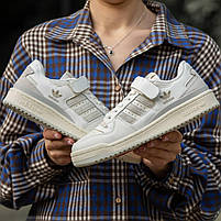 Класні жіночі кроссівки Adidas Forum 84 Low. Круті кросси для дівчат Адідас Форум з липучкою., фото 10