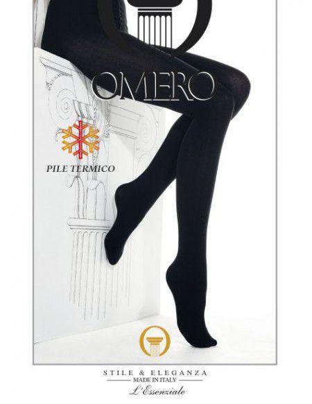 Колготки з термоефектом Omero Thermo 300 den, Italy, розміри SM, ML, колір чорний