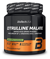 Аминокислоты BioTech Citrulline Malate 300 грамм вкус зеленое яблоко