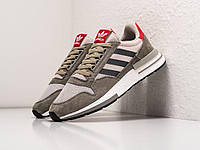 Мужские кроссовки Adidas ZX 500 RM Grey Four Scarlet