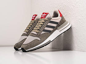 Чоловічі кросівки Adidas ZX 500 RM Grey Four Scarlet