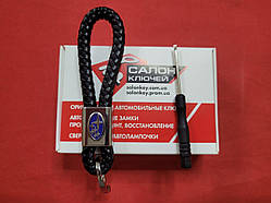 Брелок шкіряний для Subaru Карабін