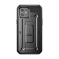 Противоударный чехол с защитой экрана SUPCASE Unicorn Beetle Pro Rugged Case for iPhone 12 | 12 Pro - Black