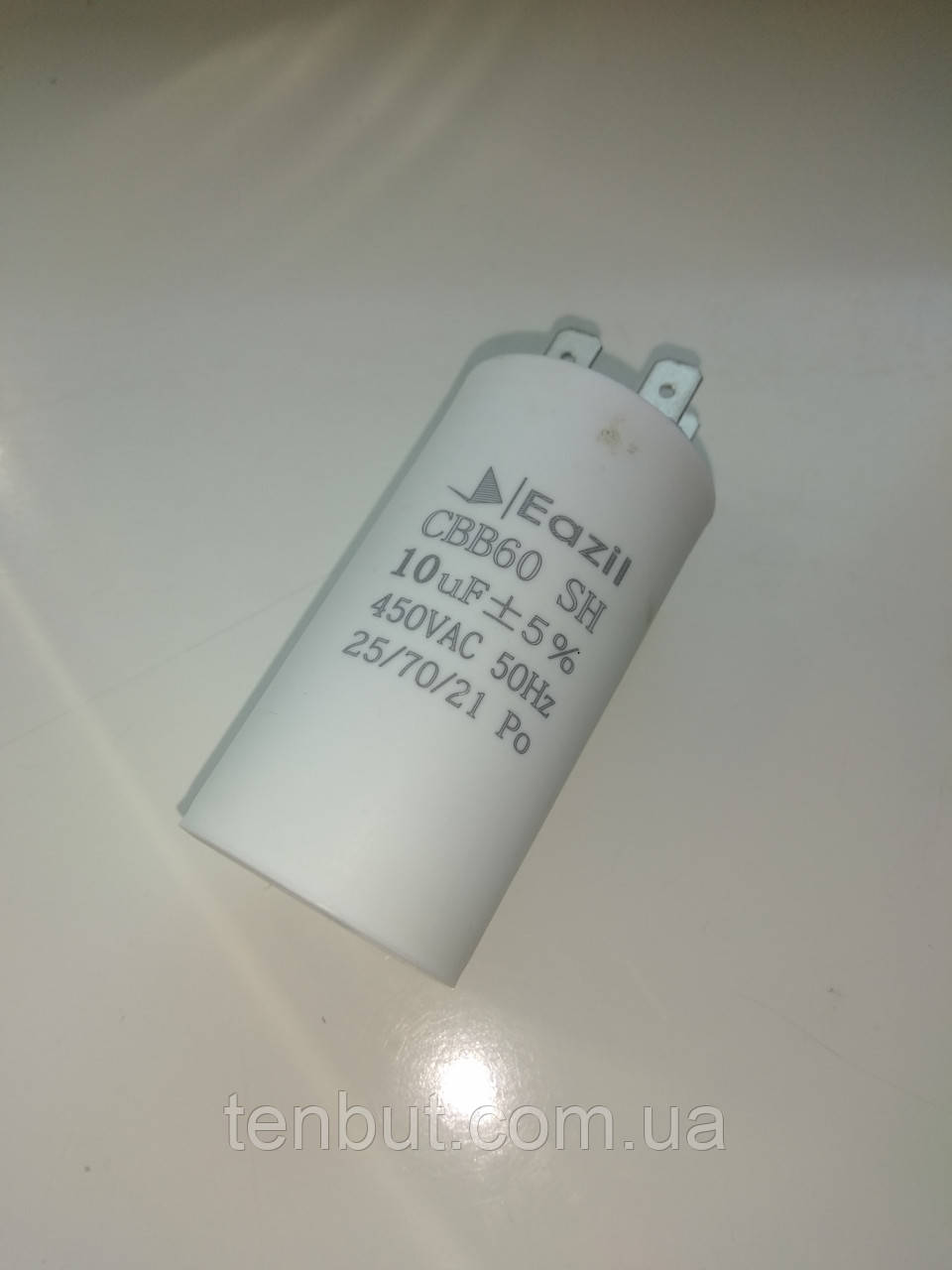 Конденсатор рабочий CBB60 / 10 мкФ±5% / 450 В. / 50/60 Hz .
