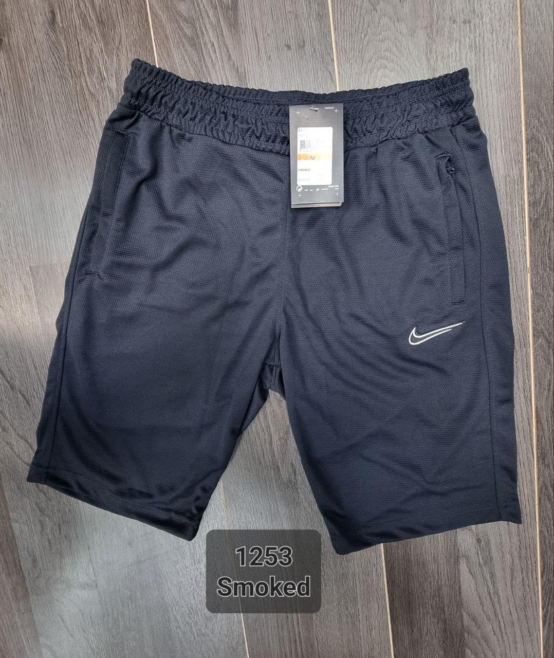 Чоловічі брендові спортивні шорти Nike (Найк), чоловічі повсякденні сірі. Чоловічий одяг, фото 1