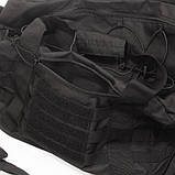 Сумка дорожня тактична Mil-tec 54 л. чорна 13828102.solve, фото 5