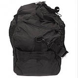 Сумка дорожня тактична Mil-tec 54 л. чорна 13828102.solve, фото 6