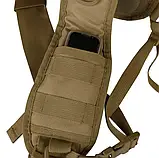 Рюкзак тактичний однолямовий Mil-tec 10 л  14059105 койот.solve, фото 11