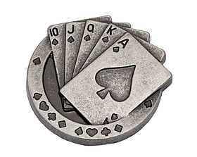 Прикраса КОНЧО 26мм СК-101 колір старе срібло