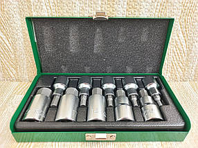 Набір головок-біт шестигранник TOPTUL 1/2" Н4-Н19 GAAD1007