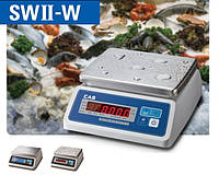 Весы фасовочные SWII-W (LCD & LED) . До 6 кг . Деление 1/2 грамм . Весы с влагозащитой IP - 68