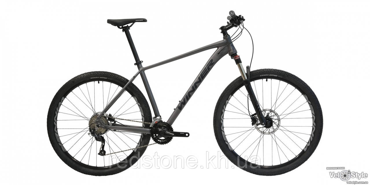 Велосипед WINNER SOLID GT 29 (2023) 20" сірий матовий