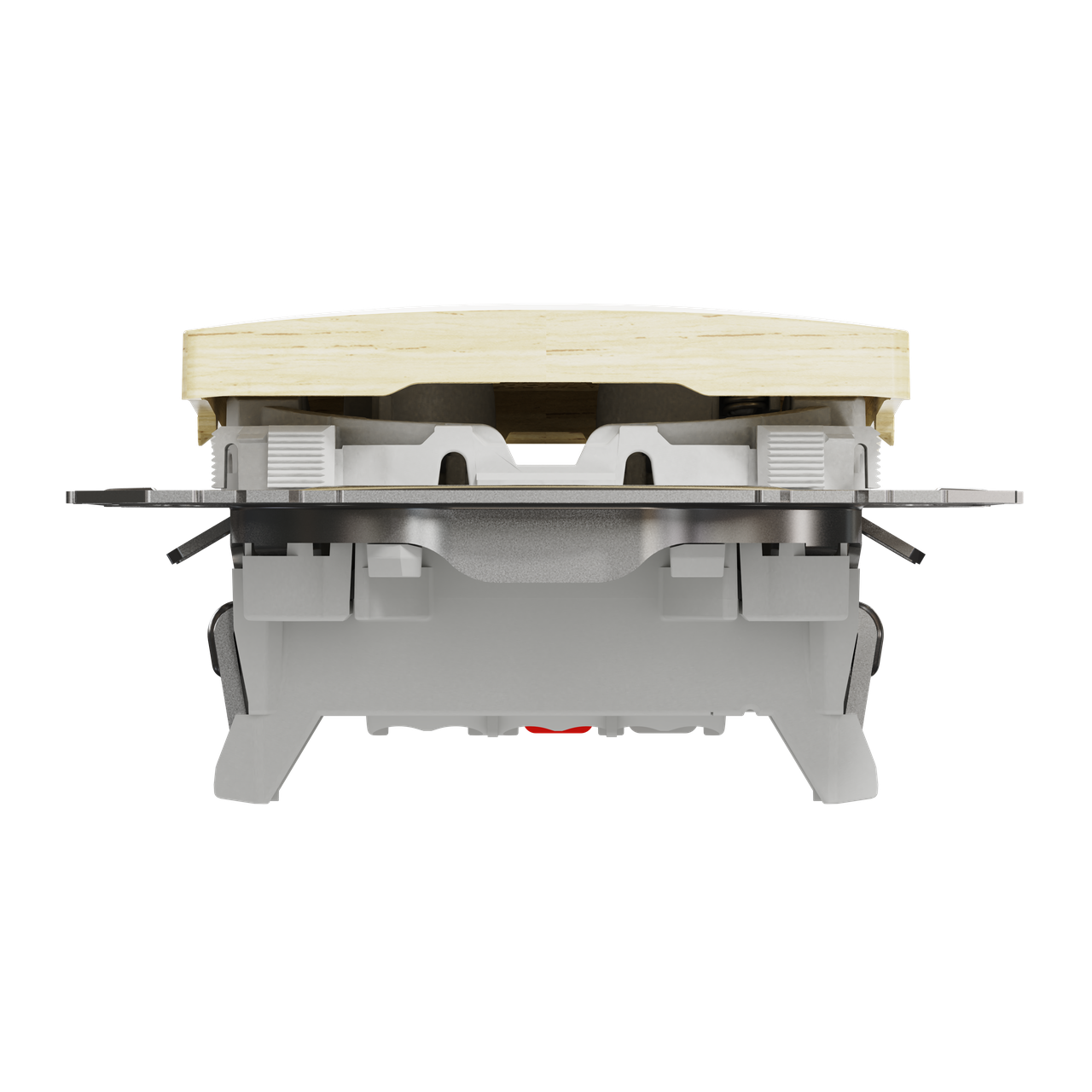 Одноклавішний вимикач кнопковий, Sedna Design & Element, Береза-імітація дерева, SDD180111, Schneider