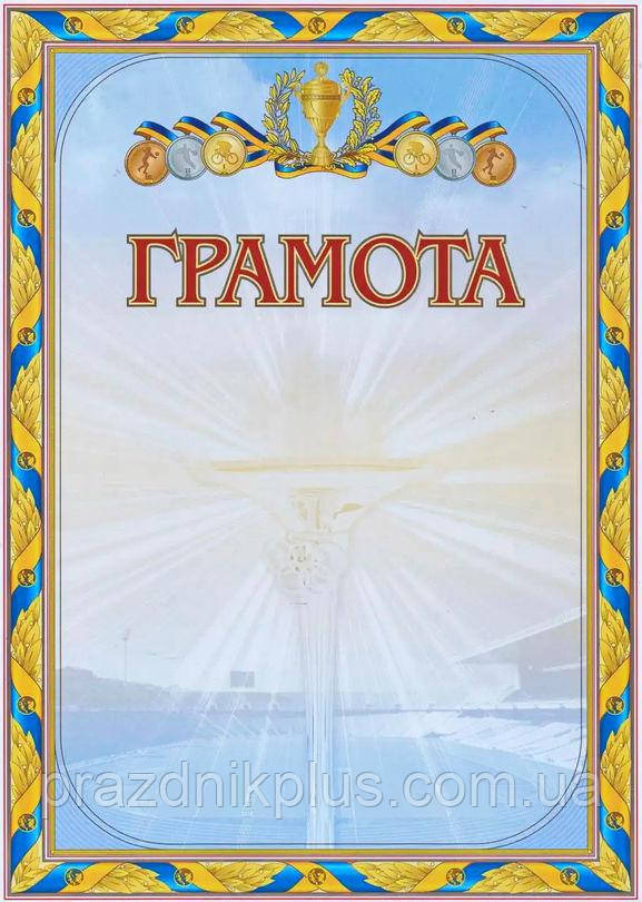 Спортивна заохочувальна грамота №34