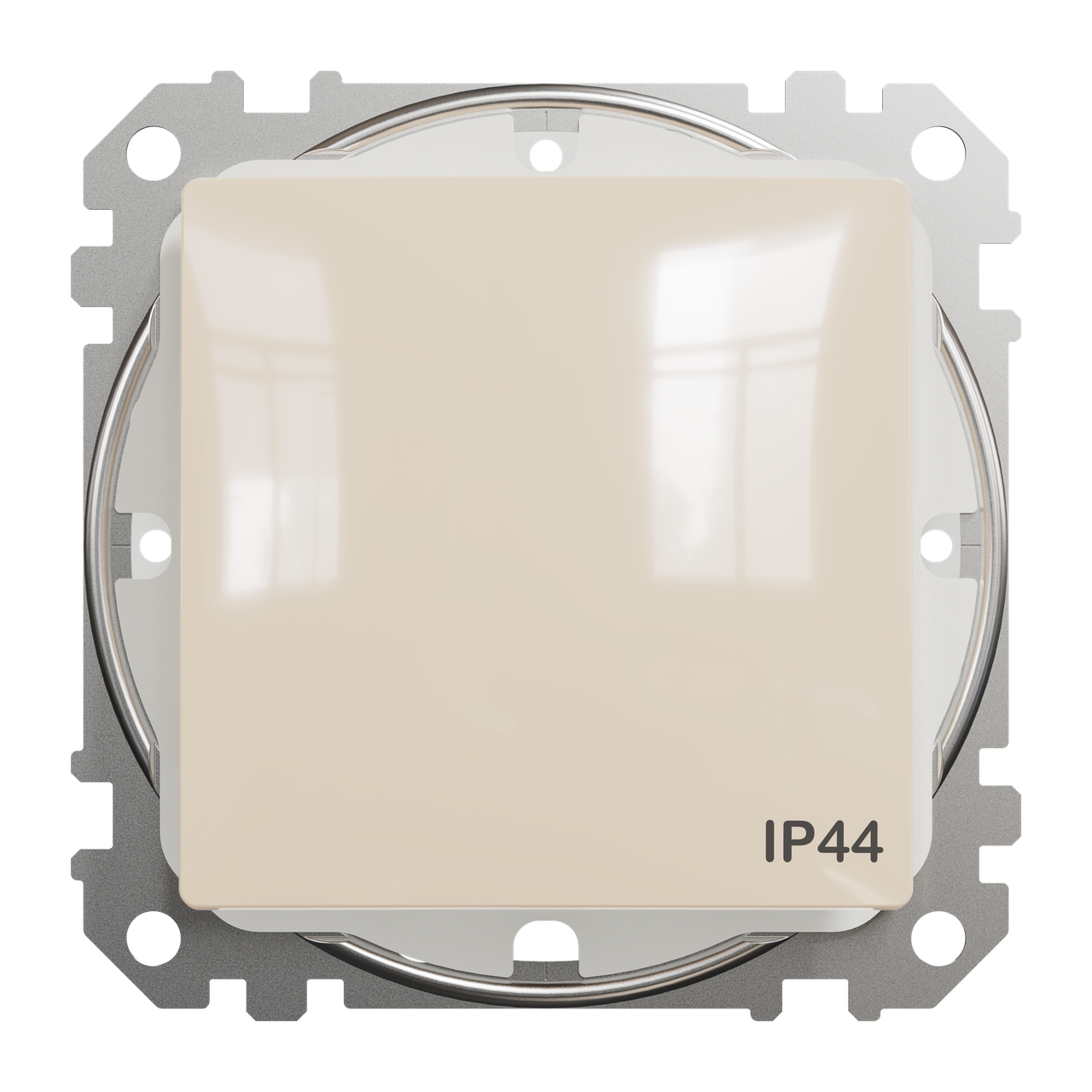 Одноклавішний перемикач IP44 Бежевий Sedna Design Schneider Electric SDD212106