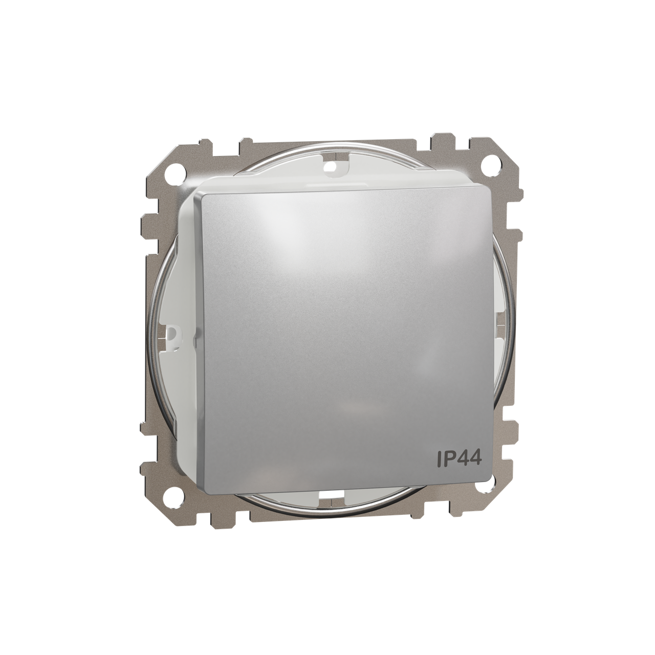Одноклавішний перемикач IP44 Алюміній Sedna Design Schneider Electric SDD213106